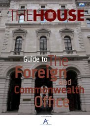 Guide to The Foreign and Commonwealth Office - Careers Service