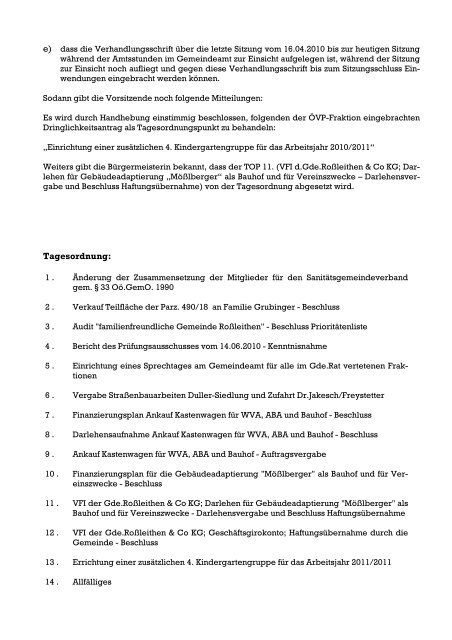 Gemeinderats-Sitzungsprotokoll v. 25.06.2010 (181 KB) - .PDF