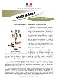 Le chocolat en France : une tradition et un savoir-faire