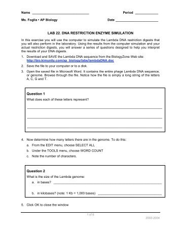 Worksheets Restriction Enzyme Worksheet restriction enzyme worksheet delibertad enzymes worksheet