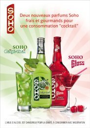 Deux nouveaux parfums Soho frais et gourmands pour une ... - Pernod