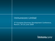 Immunocore - BIO Deutschland