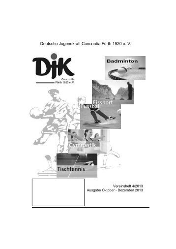 Heft 02 2013 - DJK Concordia Fürth 1920 e. V.