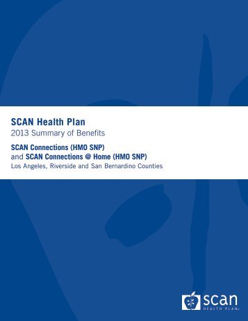 Summary of Benefits - SCAN Health Plan