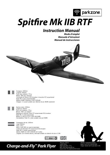 Spitfire Mk IIB RTF - Horizon Hobby