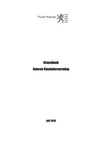 Groenboek Interne Staatshervorming.pdf - VVSG