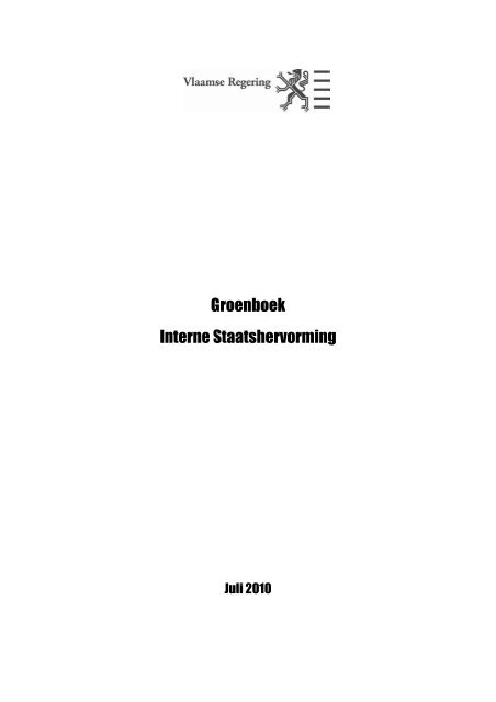 Groenboek Interne Staatshervorming.pdf - VVSG