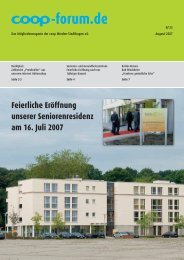 Feierliche Eröffnung unserer Seniorenresidenz am 16. Juli 2007 ...