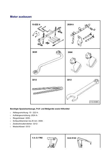 Motor ausbauen - reconty.de