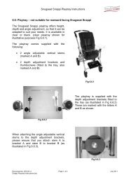 snugseat snappi playtray instructions - Tendercare Ltd