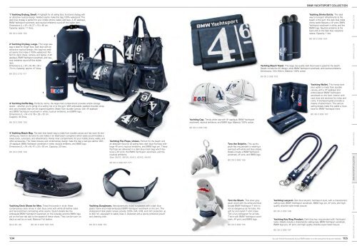 BMW YACHTSPORT COLLECTION.