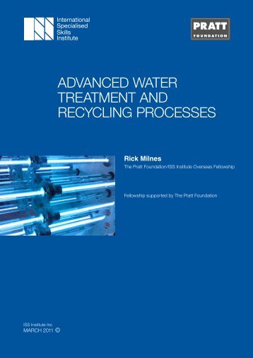 advanced water treatment and recycling processes - International ...