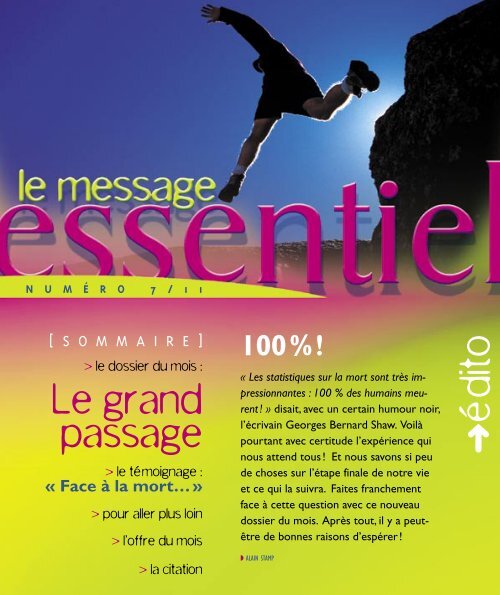 Message Essentiel - Un poisson dans le net
