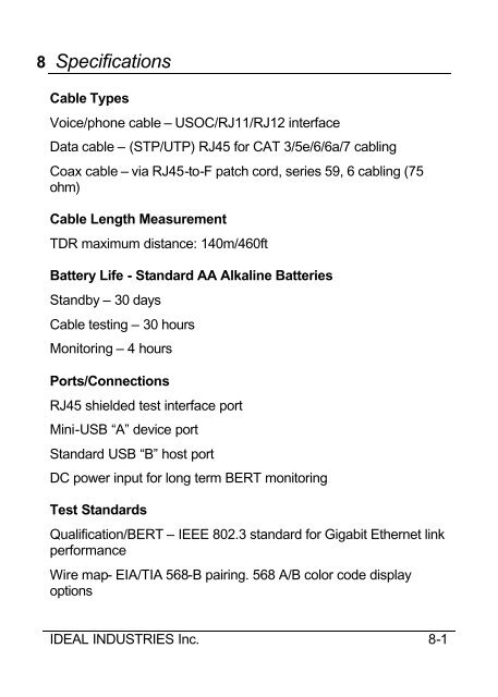 SIGNALTEK Users Guide V1.0 English - Ideal Industries