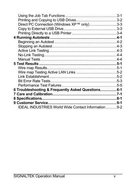 SIGNALTEK Users Guide V1.0 English - Ideal Industries