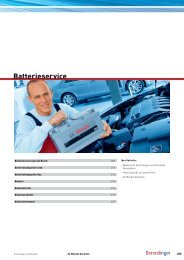 Batterieservice - Derendinger