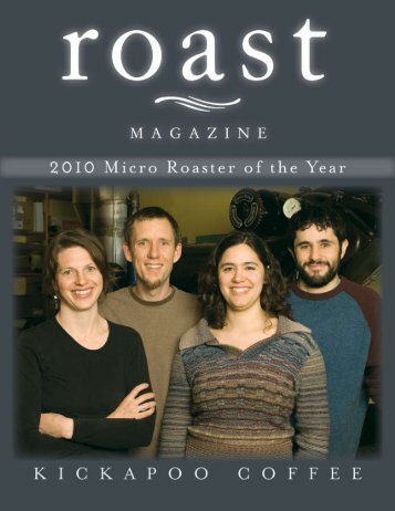 Roast Magazine's 2010 Roaster of the Year - Kickapoo Coffee