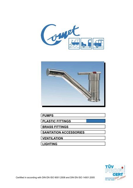 Katalog Kunststoffarmaturen 2005, deutsch/englisch