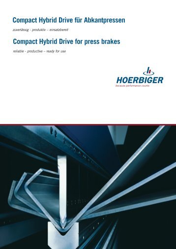 Compact Hybrid Drive für Abkantpressen Compact ... - Hoerbiger