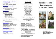 Kinder - Evangelische Kirchengemeinde Kaiserswerth