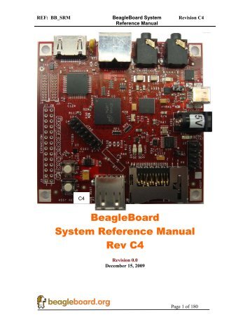 BeagleBoard System Reference Manual Rev C4 - Bad Request