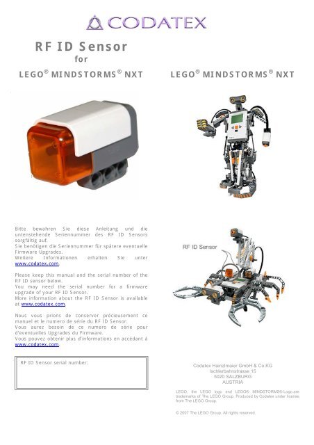 mindstorm sensor