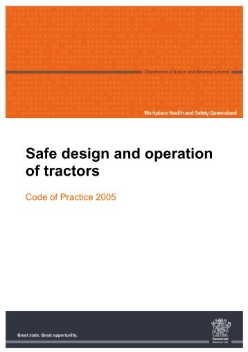 Safe Design and Operation of Tractors Code of Practice 2005 (PDF ...