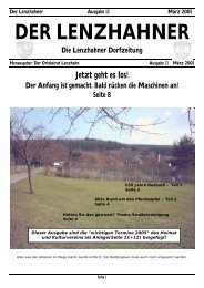 Der Lenzhahner - Ausgabe 10 - Dezember 2003 - Lenzhahn.de