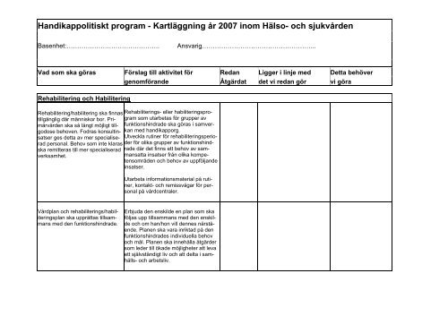 12 VerksamhetsberÃ¤ttelse fÃ¶r 2007 fÃ¶r HoS rÃ¤tt vers - Landstinget ...