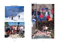 2010 Nomad Private Directory - Chicago Nomads Ski Club