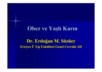 Obez ve YaÅlÄ± KarÄ±n