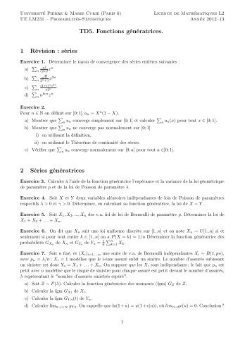 Feuille de TD 5