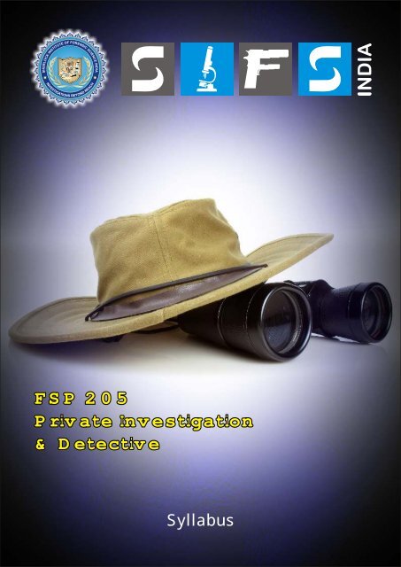 FSP 205 Private Investigation & Detective