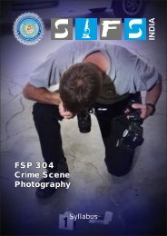 FSP 304 Crime Scene Photography