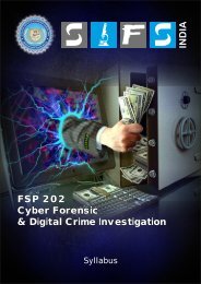 FSP 202 Cyber Forensic & Digital Crime Investigation