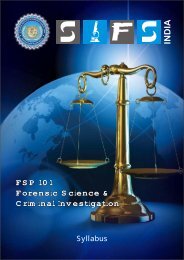 FSP 101 Forensic Science & Criminal Investigation