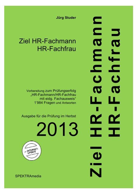 Ziel HR-Fachmann HR-Fachfrau - SPEKTRAmedia