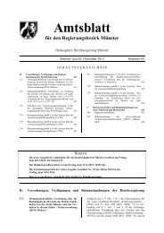 Amtsblatt - Bezirksregierung Münster