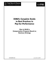 IOMA's Complete Guide to Best Practices in Pay-for-Performance