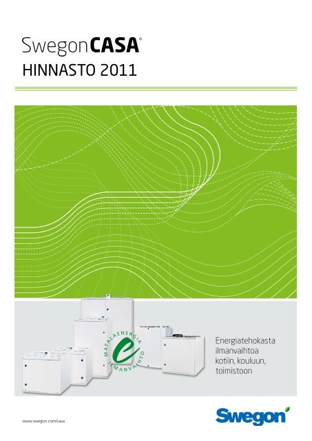 HINNASTO 2011 - Swegon