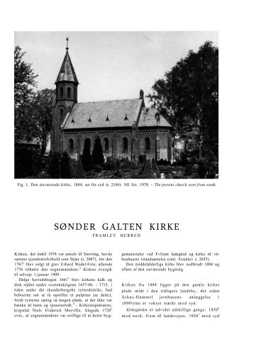 SÃNDER GALTEN KIRKE - Danmarks Kirker