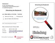 Erkundung der Bauberufe - Staatliches Schulamt im Landkreis ...