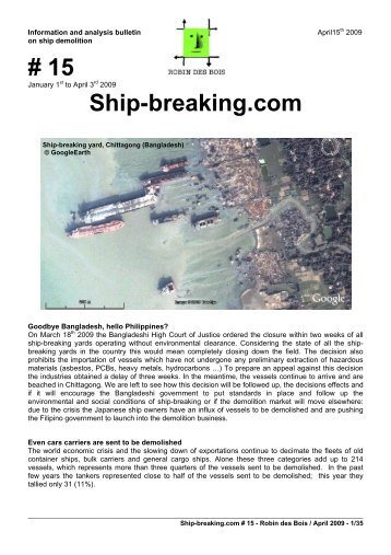 # 15 Ship-breaking.com - Robin des Bois