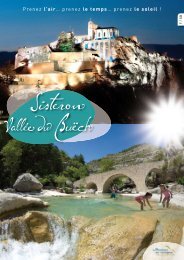 Sisteron – vallée du Buëch - Office de Tourisme Laragne