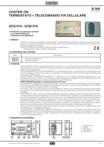 ucm 918 - Coster