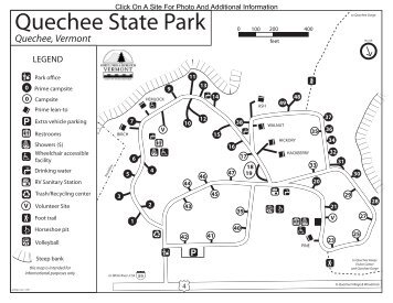 Quechee State Park Interactive Campground Map & Guide (pdf)