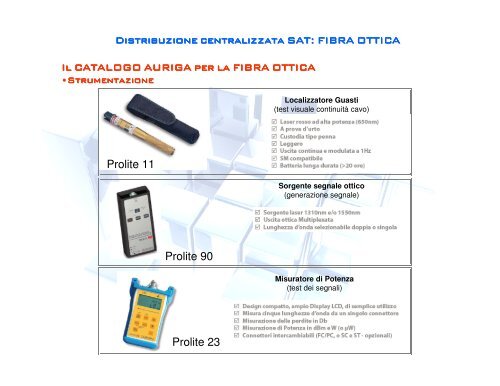 Impianti in fibra ottica - Net-Sat Guidotti