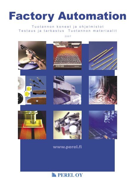 Factory Automation tuoteluettelo 2007 - Perel