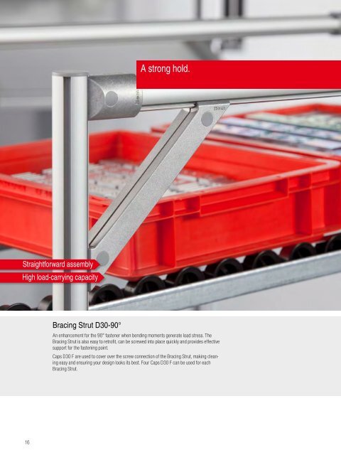 Line D30 â simple, flexible and efficient. - item Industrietechnik GmbH