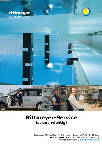 Service BroschÃ¼re - Rittmeyer